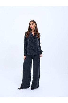 ست بالاتنه و پائین تنه مشکی زنانه Eserden - کد 930100840