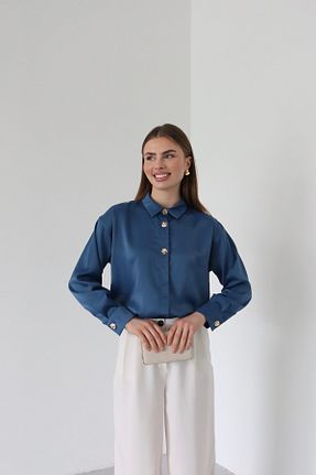 پیراهن آبی زنانه Relaxed Fashionbox - کد 930365416
