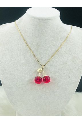 گردنبند استیل ( فولاد ) زرد زنانه استیل ضد زنگ DS DİAMONDSHOP - کد 930036986