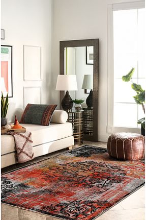 گلیم طوسی پلی استر BigArts Home - کد 899797260