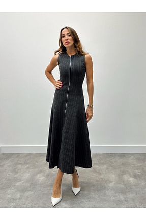 لباس طوسی زنانه بافتنی MALDİA SHOP - کد 930040276