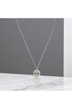 گردنبند نقره طوسی زنانه 925 عیار Genel Markalar - کد 930040280