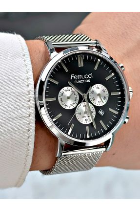 ساعت مچی مشکی مردانه 41-45 میلی متر Ferrucci - کد 851505680