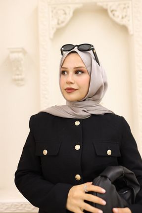 شال قهوه ای زنانه پلی استر Silk Home - کد 930045563
