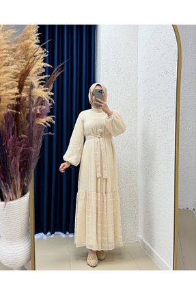 لباس حجاب طوسی زنانه اورسایز Ebrar Store - کد 930043390