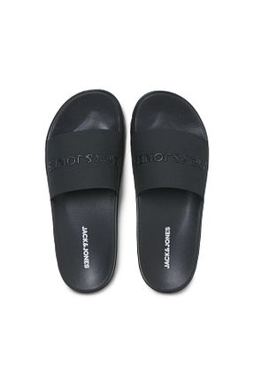 دمپائی مشکی مردانه پاشنه تخت Jack & Jones - کد 930040791