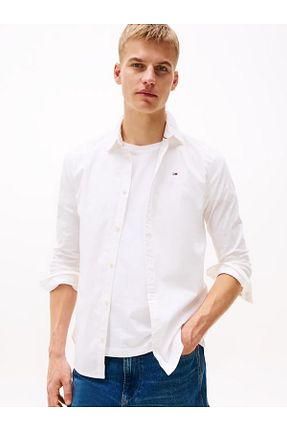 پیراهن سفید مردانه اسلیم فیت Tommy Hilfiger - کد 292869255