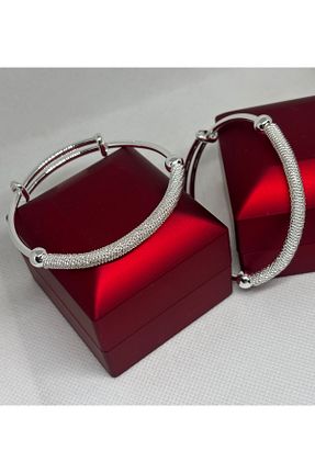 دستبند نقره سفید زنانه 950 عیار AstoriaSilver - کد 929589113