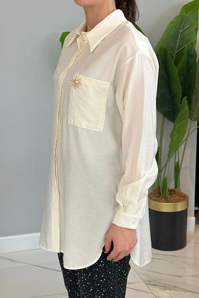 پیراهن حجاب بژ زنانه رگولار Missemramiss - کد 930065819