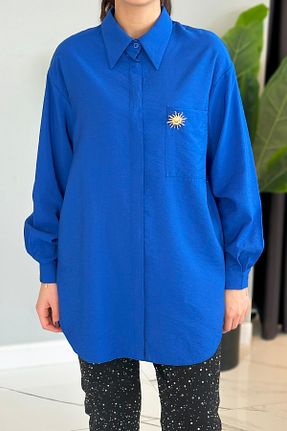 پیراهن حجاب آبی زنانه رگولار Missemramiss - کد 930066301
