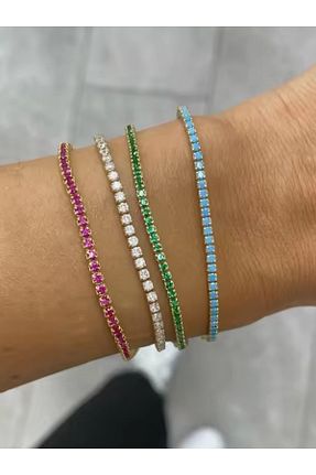 دستبند استیل (فولاد) طوسی زنانه استیل ضد زنگ MAVEGA - کد 930063438