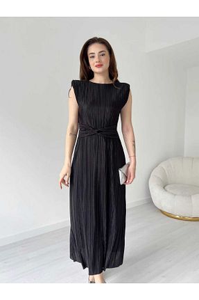 لباس مشکی زنانه بافتنی LUXLIGHT - کد 930103557