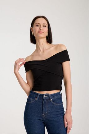 بلوز مشکی زنانه ساده Planet Prestige - کد 930130617