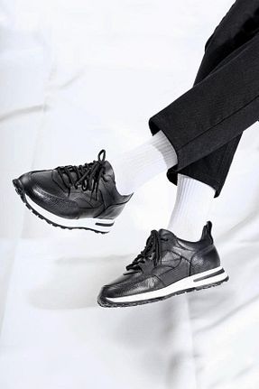 کفش کژوال مشکی مردانه پاشنه کوتاه (1 - 4 سانتی متر) Shoetyle - کد 930129364