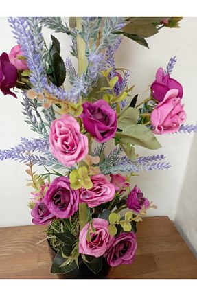 گل خشک و مصنوعی بنفش Cennet Home - کد 930107875