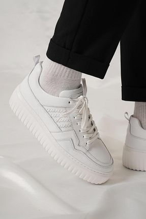 کفش کژوال سفید مردانه پاشنه کوتاه (1 - 4 سانتی متر) Shoetyle - کد 930129318