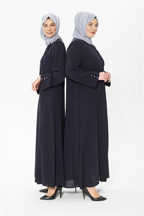 کلاه و ابایا سرمه ای زنانه بافتنی BEYZA FERACE - کد 930136770