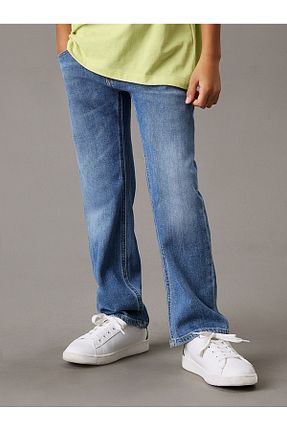 شلوار جین آبی بچه گانه پاچه ساده Calvin Klein - کد 930252874