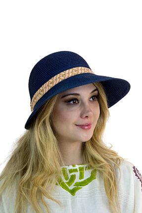کلاه قهوه ای زنانه حصیر Bay Şapkacı - کد 289794569