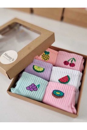 جوراب رنگی بچه گانه پنبه ای Moonys Socks Collection - کد 925237605