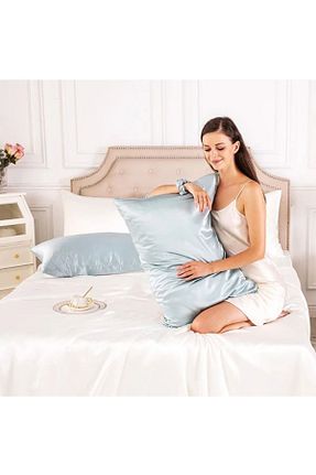 روکش بالش طوسی ابریشم ZAVO - کد 718388739