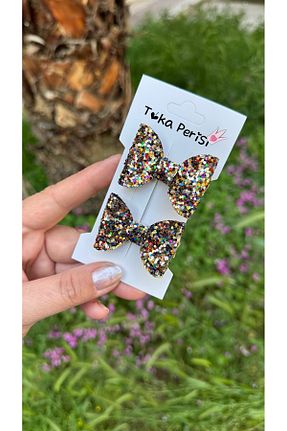 گیره سر مشکی زنانه الاستین Toka Perisi - کد 930163519