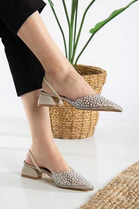 کفش مجلسی بژ زنانه چرم لاکی Elegant steps - کد 930168879