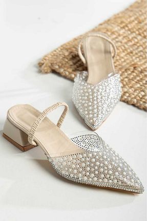 کفش مجلسی بژ زنانه چرم لاکی Elegant steps - کد 930168879