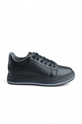 کفش اسنیکر مشکی زنانه چرم اصل The Dortex Shoes - کد 930167559