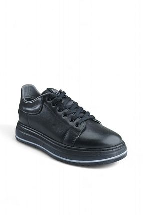 کفش اسنیکر مشکی زنانه چرم اصل The Dortex Shoes - کد 930167559