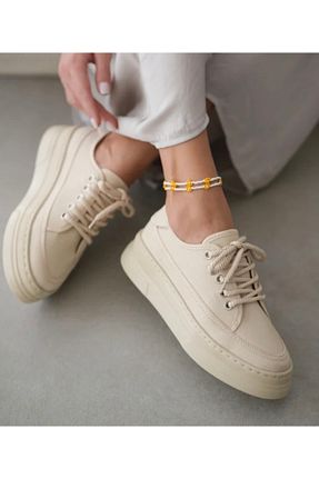 کفش کژوال بژ زنانه پارچه ای Esilapark - کد 925604441