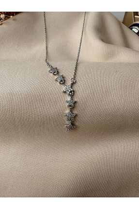 گردنبند استیل ( فولاد ) طوسی زنانه استیل (فولاد) zarifje - کد 930171961