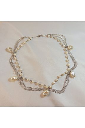 گردنبند مروارید مروارید اقیانوس Crystal Atelier - کد 930183081