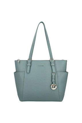 کیف دوشی آبی زنانه چرم مصنوعی David Jones - کد 929686565