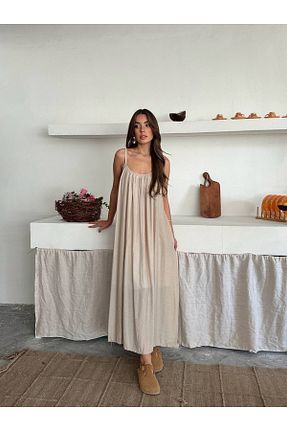 لباس بژ زنانه بافتنی Osyday - کد 930212625
