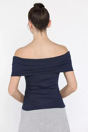 بلوز آبی زنانه ساده Laviera - کد 928716264