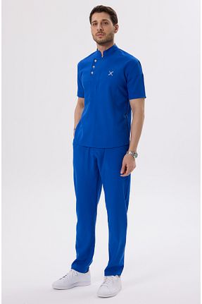 ست بالاتنه و پائین تنه آبی مردانه پنبه ای X Medical Wear - کد 930229952