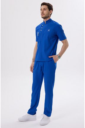 ست بالاتنه و پائین تنه آبی مردانه پنبه ای X Medical Wear - کد 930229952