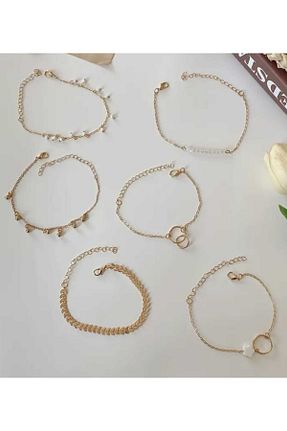 دستبند جواهر زرد زنانه منجق Ivory Pearl - کد 930232096