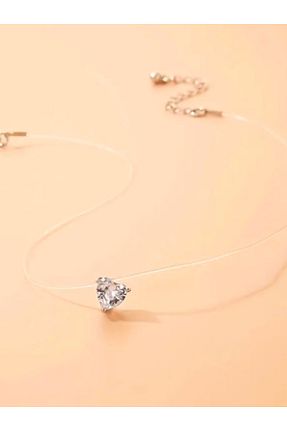 گردنبند جواهر سفید زنانه سنگ BaublesNme - کد 930227899