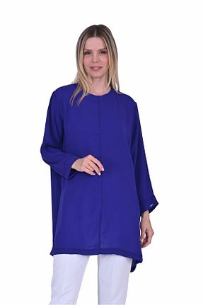 تونیک حجاب آبی زنانه بافتنی Invee - کد 930366631