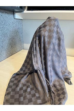 شال طوسی زنانه پنبه ای gülce butik - کد 930233739