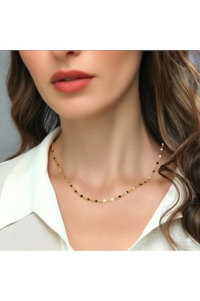 گردنبند استیل ( فولاد ) زرد زنانه استیل (فولاد) XUPING JEWELRY - کد 926073117