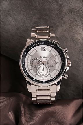 ست ساعت مچی مشکی مردانه استل (فولاد) SPOLO - کد 897294028