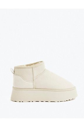 بوت / نیم بوت بژ زنانه جیر Eataly Shoes - کد 881200140