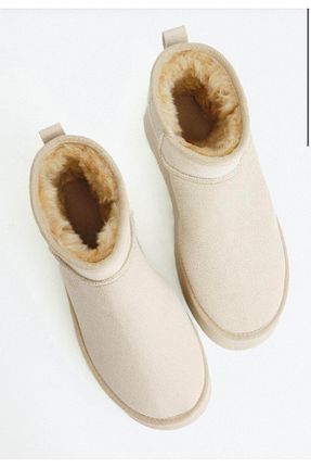 بوت / نیم بوت بژ زنانه جیر Eataly Shoes - کد 881200140