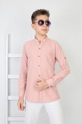 پیراهن صورتی بچه گانه یقه قاضی WİKİMİKİ - کد 930547394
