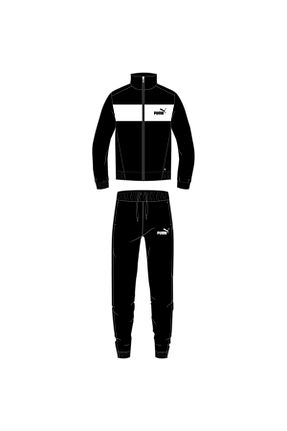 ست گرمکن مشکی مردانه پنبه پلی استر Puma - کد 739432051