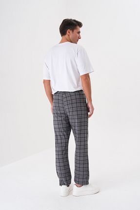 پائین تنه راحتی طوسی مردانه پنبه ای Arvin Pijama - کد 928893513