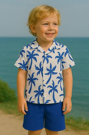 ست بالاتنه و پائین تنه رنگی بچه گانه بافتنی Yalçınoğlu Kids - کد 930480394